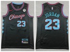 Chicago Bulls #23 Michael Jordan Black 2025-26 City Jersey