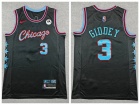Chicago Bulls #3 Josh Giddey Black 2025-26 City Jersey