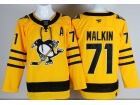 Fanatics Pittsburgh Penguins #71 Evgeni Malkin Gold Alternate Breakaway Jersey 