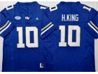 Georgia Tech #10 Haynes King Blue Limited Jersey