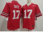 Ohio State Buckeyes #17 Carnell Tate Red F.U.S.E Limited Jersey