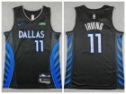 Dallas Mavericks #11 Kyrie Irving Black 2025-26 City Jersey