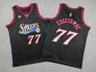 Youth Philadelphia 76ers #77 V. J. Edgecombe Black Classic Jersey