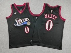 Youth Philadelphia 76ers #0 Tyrese Maxey Black Classic Jersey