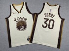Youth Golden State Warriors #30 Stephen Curry White 2025-26 City Jersey