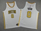 Youth Boston Celtics #0 Jayson Tatum White 2025-26 City Jersey