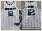Memphis Grizzlies #12 Ja Morant White 2025-26 City Jersey