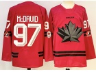 Team Canada #97 Connor McDavid Red 2026 Winter Olympics Jersey