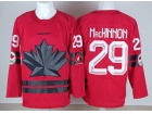 Team Canada #29 Nathan MacKinnon Red 2026 Winter Olympics Jersey