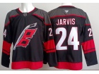 Fanatics Carolina Hurricanes #24 Seth Jarvis Black Jersey