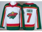 Fanatics Minnesota Wild #7 Brock Faber White Jersey