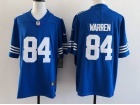 Indianapolis Colts #84 Tyler Warren Blue New Style Limited Jersey