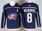 Fanatics Columbus Blue Jackets #8 Zach Werenski Navy Blue Jersey