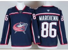 Fanatics Columbus Blue Jackets #86 Kirill Marchenko Navy Blue Jersey