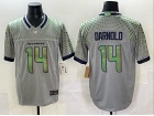 Seattle Seahawks #14 Sam Darnold Gray Rivalry Vapor F.U.S.E. Limited Jersey