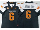 Tennessee Volunteers #6 Joey Aguilar Black with White Shoulders F.U.S.E Limited Jersey