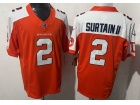 Denver Broncos #2 Pat Surtain II Orange with White Shoulders Vapor F.U.S.E. Limited Jersey