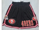 San Francisco 49ers Black Short 