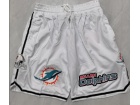 Miami Dolphins White Short 