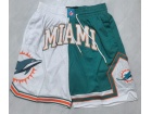 Miami Dolphins Teal/White Short