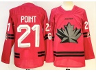 Team Canada #21 Brayden Point Red 2026 Winter Olympics Jersey
