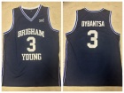 Brigham Young #3 AJ Dybantsa Navy Jersey