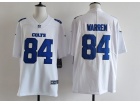 Indianapolis Colts #84 Tyler Warren White Carbon Fashion Limited Jersey