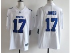 Indianapolis Colts #17 Daniel Jones White Carbon Fashion Limited Jersey