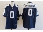 Dallas Cowboys #0 DeMarvion Overshown Navy Thanksgivings Vapor Limited Jersey