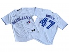 Toronto Blue Jays #47 Addison Barger White Cool Base Jersey