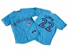 Toronto Blue Jays #22 Ernie Clement Light Blue Cool Base Jersey