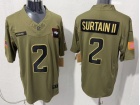 Denver Broncos #2 Pat Surtain II Green 2025 Salute to Service Limited Jersey