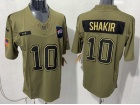 Buffalo Bills #10 Khalil Shakir Green 2025 Salute to Service Limited Jersey