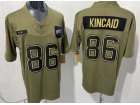 Buffalo Bills #86 Dalton Kincaid Green 2025 Salute to Service Limited Jersey
