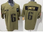 Philadelphia Eagles #6 DeVonta Smith Green 2025 Salute to Service Limited Jersey