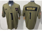 Arizona Cardinals #1 Kyler Murray Green 2025 Salute to Service Limited Jersey