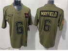 Tampa Bay Buccaneers #6 Baker Mayfield Green 2025 Salute to Service Limited Jersey