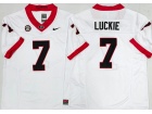 Georgia Bulldogs #7 Lawson Luckie White F.U.S.E Limited Jersey