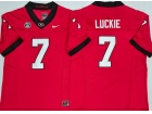 Georgia Bulldogs #7 Lawson Luckie Red F.U.S.E Limited Jersey