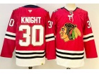 Fanatics Chicago Blackhawks #30 Spencer Knight 2025 Red 100th Anniversary Jersey