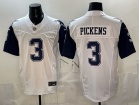 Dallas Cowboys #3 George Pickens White Color Rush Limited Jersey