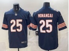 Chicago Bears #25 Kyle Monangai Navy Vapor Limited Jersey