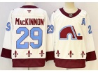 Fanatics Colorado Avalanche #29 Nathan MacKinnon White Retro Jersey