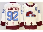 Fanatics Colorado Avalanche #92 Gabriel Landeskog White Retro Jersey