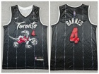Toronto Raptors #4 Scottie Barnes Black 2025-26 City Edition Jersey