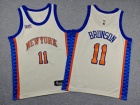 Youth New York Knicks #11 Jalen Brunson Cream 2025-26 City Jersey