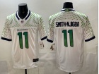 Seattle Seahawks #11 Jaxon Smith-Njigba White Rivalries Vapor F.U.S.E. Limited Jersey