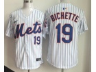 New York Mets #19 Bo Bichette White Players Limited Jersey 