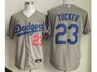 Los Angeles Dodgers #23 Kyle Tucker Gray Players Limited Jersey