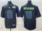 Seattle Seahawks #11 Jaxon Smith-Njigba Black Super Bowl Limited Jersey